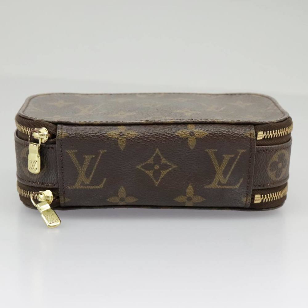 LOUIS VUITTON Monogram Trousse Brush PM Cosmetic Pouch M47510 LV Auth 98572 - Picture 6 of 16